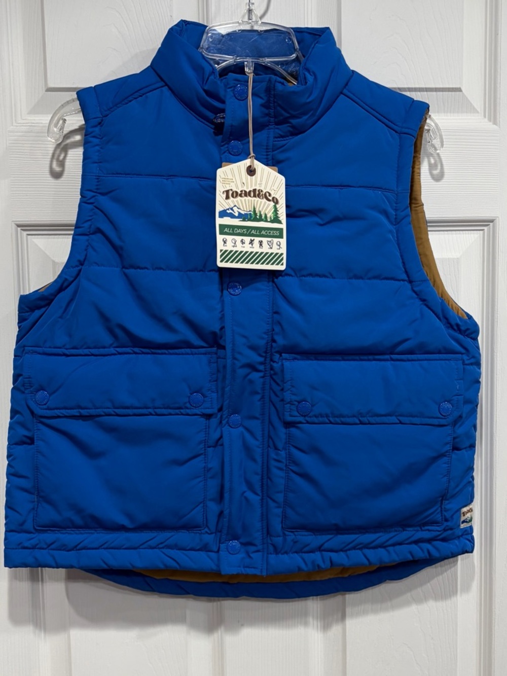 Toad&Co Women's Small Spruce Wood Vest Insulated Blue Nwt Puffer Puff Corduroy